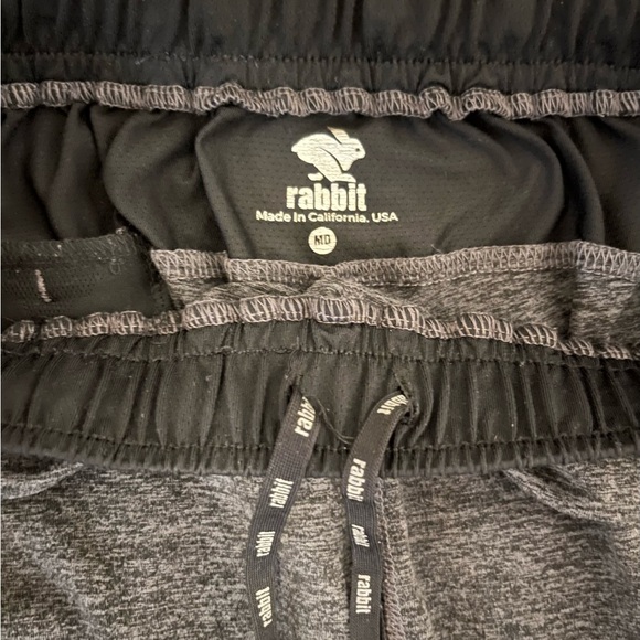 Rabbit Charcoal Jogger Pants with Zipper - Picture 4 of 4